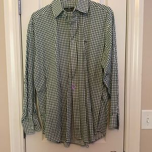 Men’s Southern Point Co long sleeve dress shirt, size large
